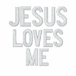 Jesus loves me - T-shirt embroidered shirts