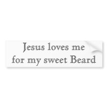 Jesus loves my beard