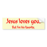 Jesus Loves You bumper stickers
