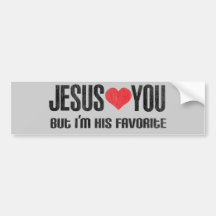 Jesus Loves You Bumper Stickers