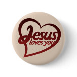 Jesus Loves you buttons