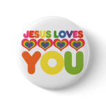 Jesus Loves you buttons