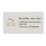 Jesus Loves You Personalised Shipping Labels