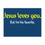 Jesus Loves You Postcard