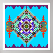Jesus mandala print