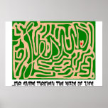 Jesus maze posters