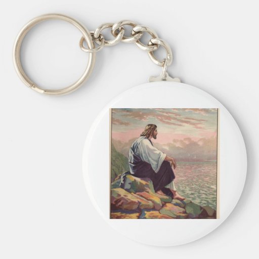 Jesus Meek and Mild Key Chain