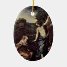 Jesus Outstretched Arms Christmas Ornaments