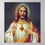 Jesus Peace Sign posters