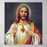 Jesus Peace Sign Posters