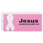 Jesus provided free healthcare rack cards