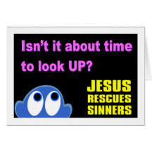 Jesus rescues sinners christian gift cards