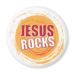 Jesus Rocks 2 Orange magnets