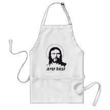 jesus rocks aprons
