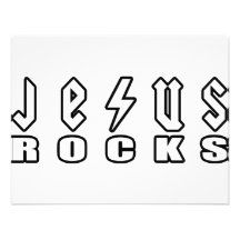 Jesus Rocks Custom Announcement