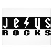 Jesus Rocks Custom Invites