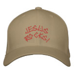 Jesus Rocks!- Embroidered Hat embroidered hats