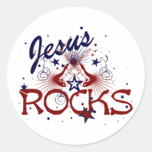 Jesus Rocks Guitar Design Stickers