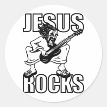 JESUS ROCKS STICKERS