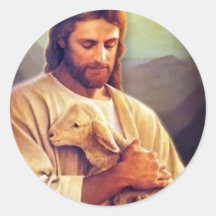 Jesus Round Sticker