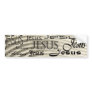 Jesus - Sand Bumper Sticker