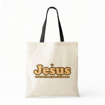 Jesus save me from your followers canvas bag