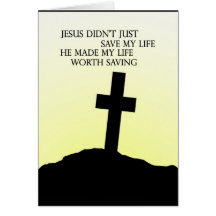 Jesus Saved me Cards