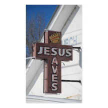 Jesus Saves Business Card