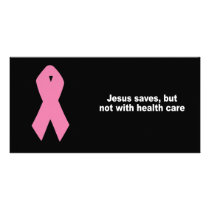 Jesus saves, but not with health care