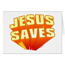 Jesus Saves christian gift Cards