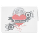 Jesus Saves (grey) Card
