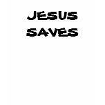 "Jesus Saves" Grey Men's Shirt