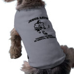 Jesus Saves Hockey funny tshirt pet clothing