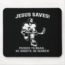 Jesus Saves Hockey funny tshirt