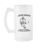 Jesus Saves Hockey funny tshirt mugs
