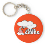 JESUS SAVES KEYCHAIN