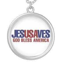 Jesus Saves Personalized Necklace