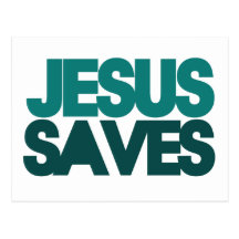 Jesus Saves Post Cards