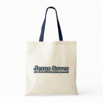Jesus Saves Satire Bags