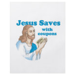 JESUS SAVES WITH COUPONS FLYERS