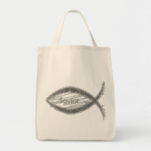 Jesus Saviour Fish Symbol Bags