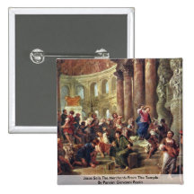 Jesus Sells The Merchants From The Temple Pin