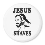 JESUS SHAVES magnets