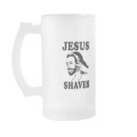 JESUS SHAVES mugs