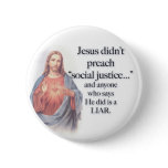 Jesus Social Justice button