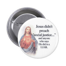 Jesus Social Justice button