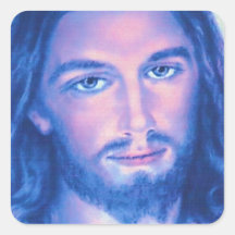 Jesus Square Sticker