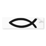 jesus symbol fish bumper stickers