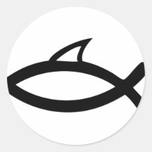 jesus symbol fun stickers