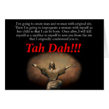 Jesus.  Tah Dah!!!  Christmas Cards
